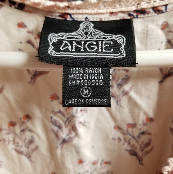 Angie Bohemian Print Crochet Maxi Dress - Picture 4 of 8